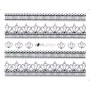 Stickere 3D pentru unghii cod Silver HBJY001